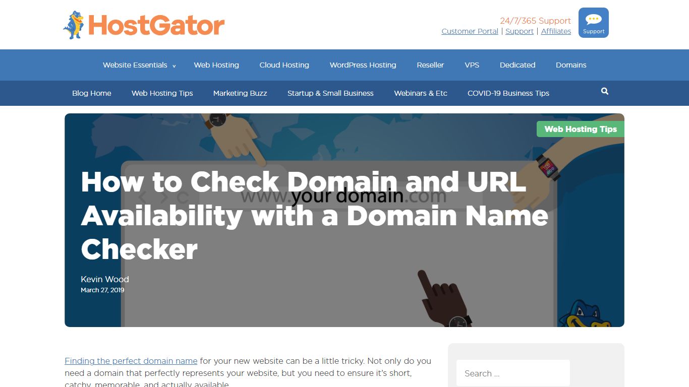 Check Domain Name Availability - Website Name Checker | HostGator